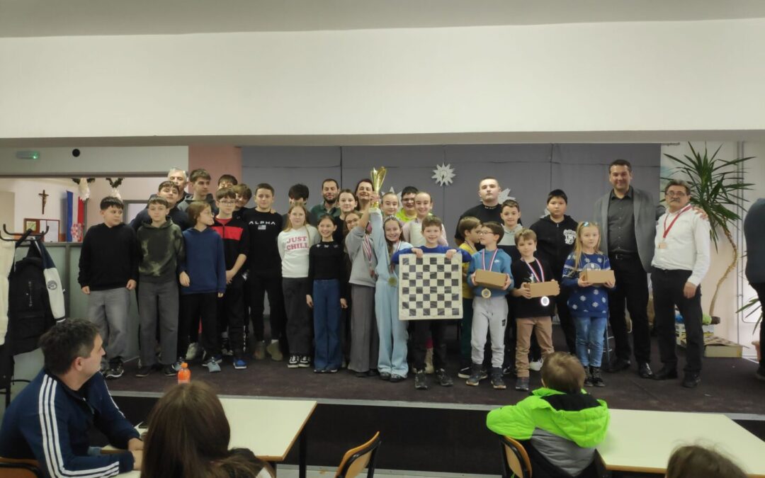 Turnir polaznika šaha – 1. mjesto za našu školu